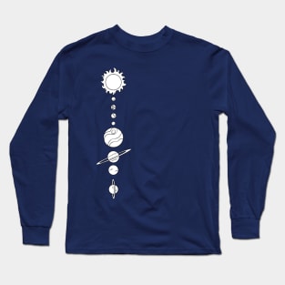 Solar System Doodle Long Sleeve T-Shirt